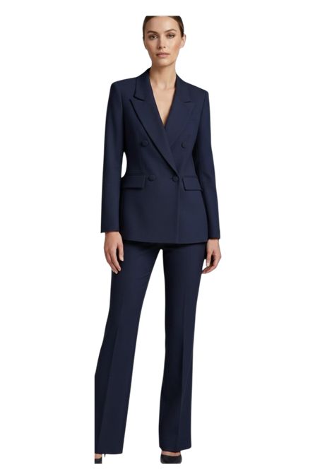Tailleur Tre Pezzi Elegante con Gilet MISS MAX | Tailleur | MG24LISCIOBLU